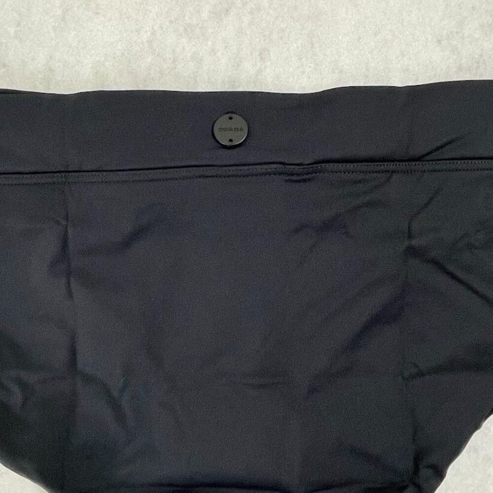 prAna Black Bikini Bottom Womens Small Mid Rise Modest Beach Vacation NEW! - Picture 6 of 13